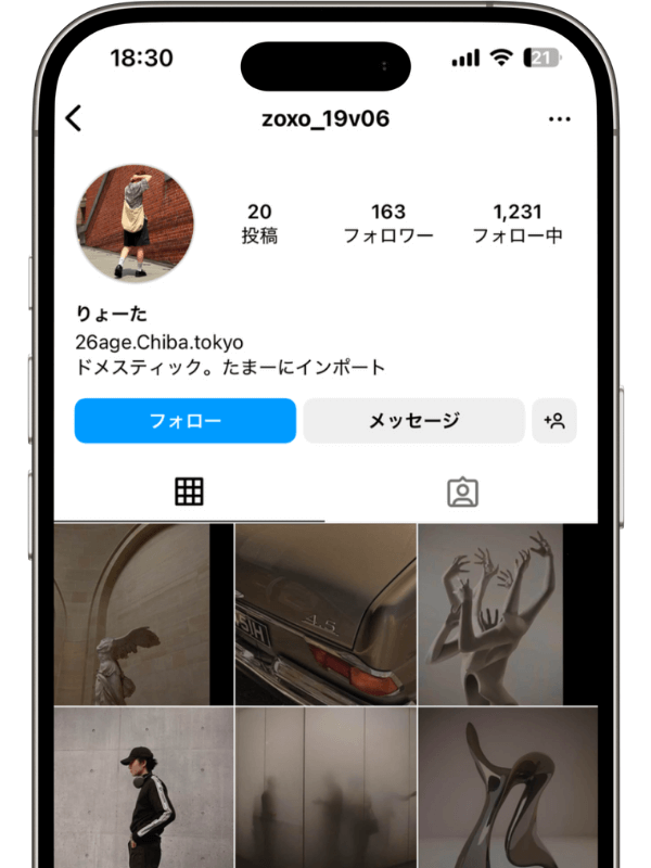 インスタグラム 日本人男性コメント購入