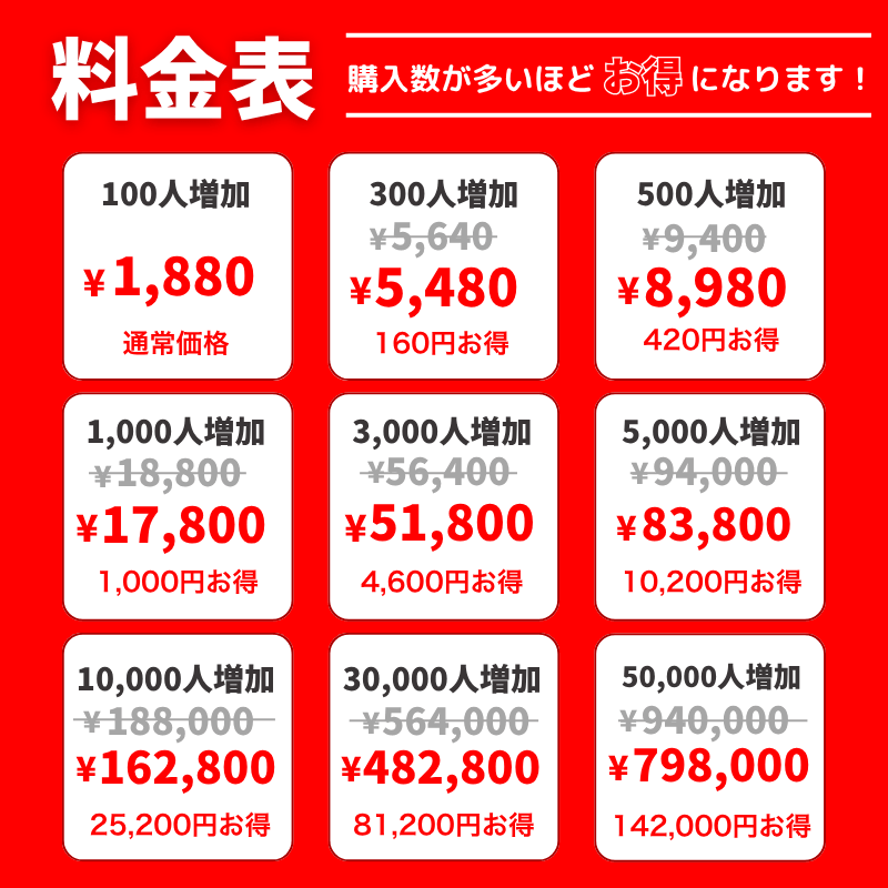 【公式】YouTubeの登録者を買う