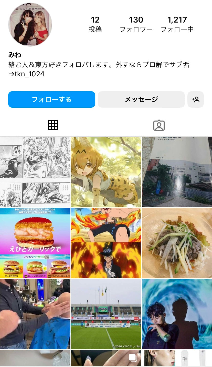 Instagram 日本人フォロワー
