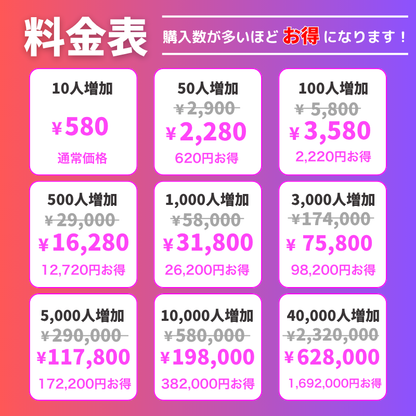 インスタグラム 韓国人フォロワー購入