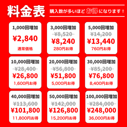 【公式】YouTubeの日本人再生回数を買う (速達)